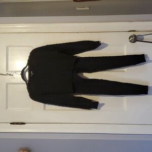 Black knit 2 piece set